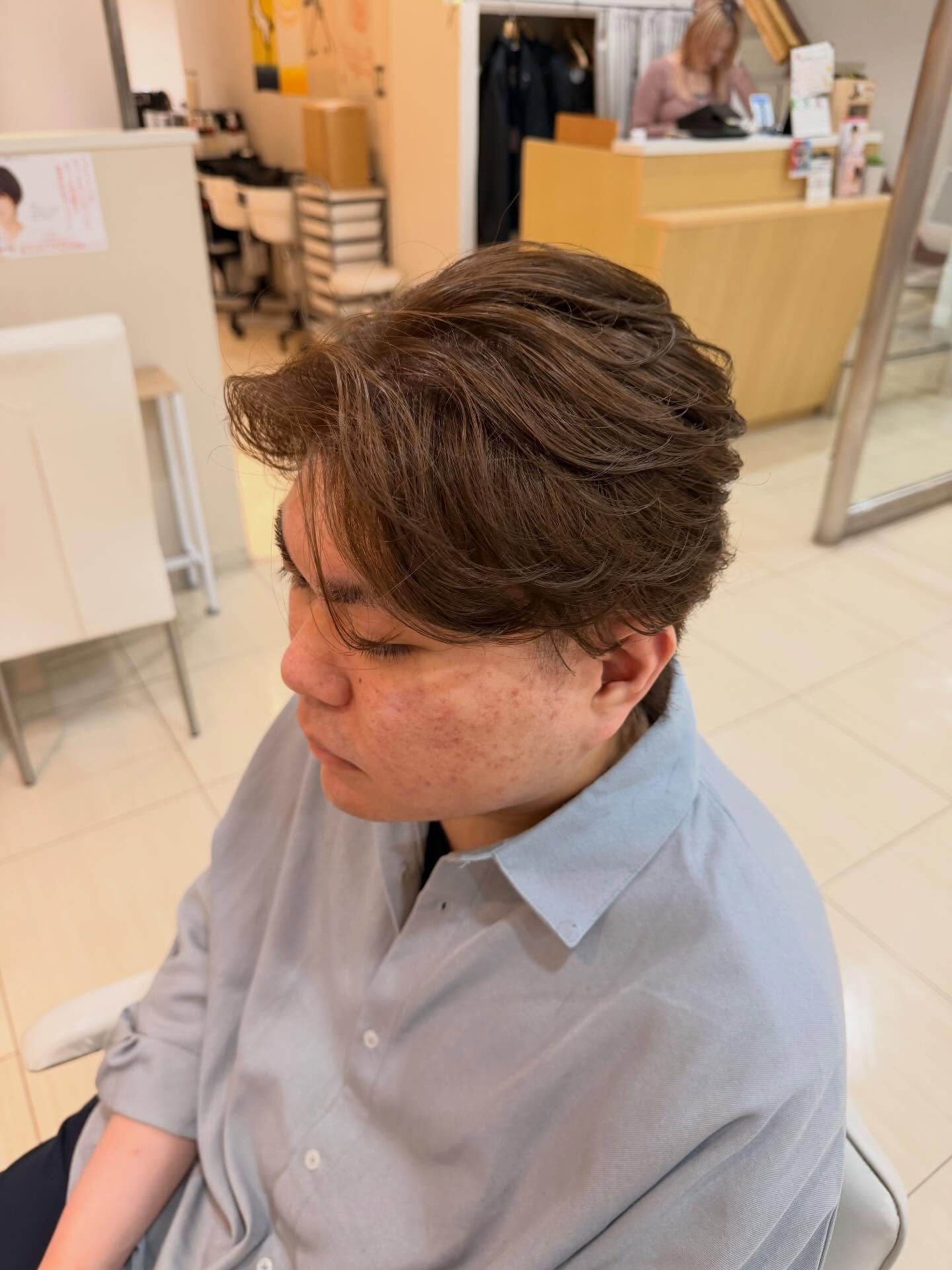 メンズ明るめカラー